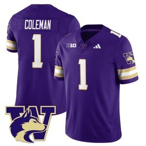 Mens Youths Jonah Coleman Purple Stitched Jersey Vapor